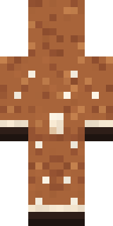 Spotted Fawn Minecraft skin, back view
