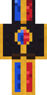 Stained Glass Mage Minecraft skin, back view