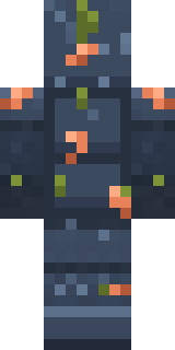Sunken Knight Minecraft skin, back view