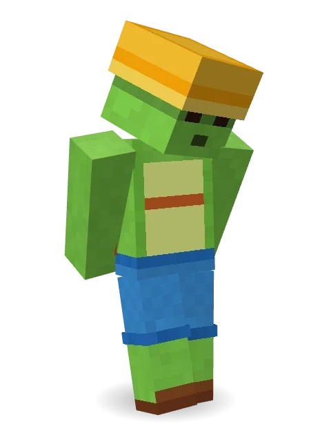 Terracotta Turtle Minecraft skin in 3D