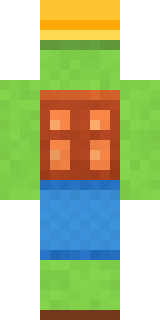 Terracotta Turtle Minecraft skin, back view