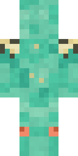 Tide Pool Spirit Minecraft skin, back view