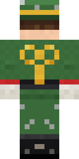 Tin Toy Soldier Minecraft skin, back view