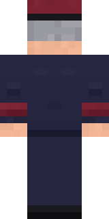 Train Conductor Minecraft skin, back view