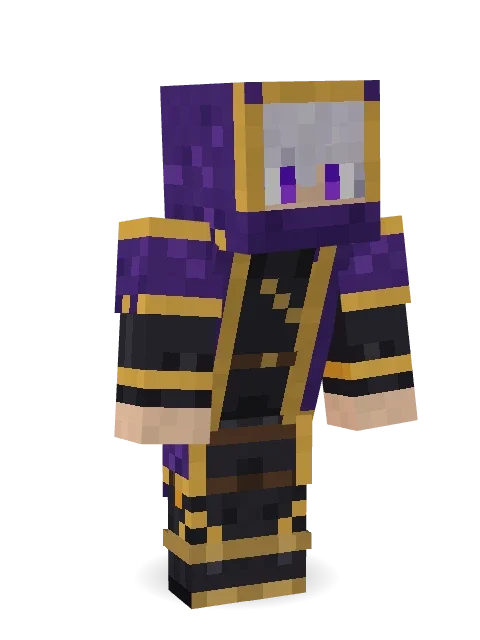 Twilight Rogue Minecraft skin in 3D