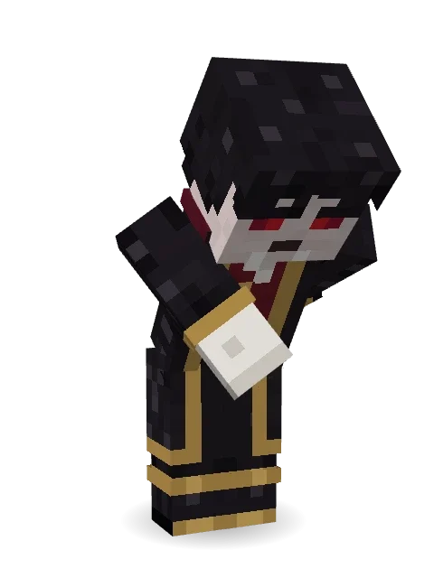 Vampire Aristocrat Minecraft skin in 3D