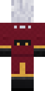 Velvet Vampire Minecraft skin, back view