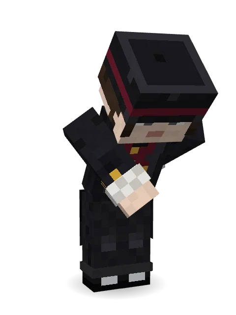 Victorian Gentleman Minecraft skin in 3D
