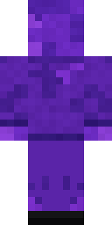 Violet Night Watchman Minecraft skin, back view