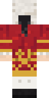 Wolfgang Amadeus Mozart Minecraft skin, back view