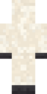 Woolly Blackface Sheep Minecraft skin, back view