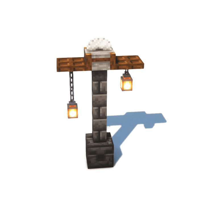 Dark Spruce Village Lantern