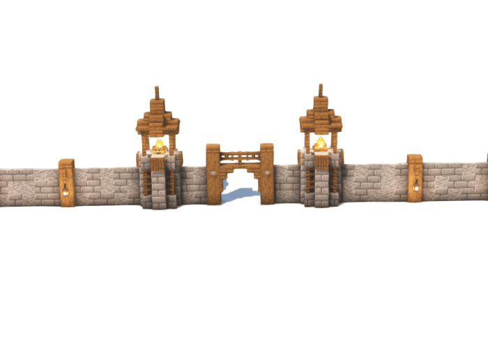 Kakitho's Medieval Wall & Gate