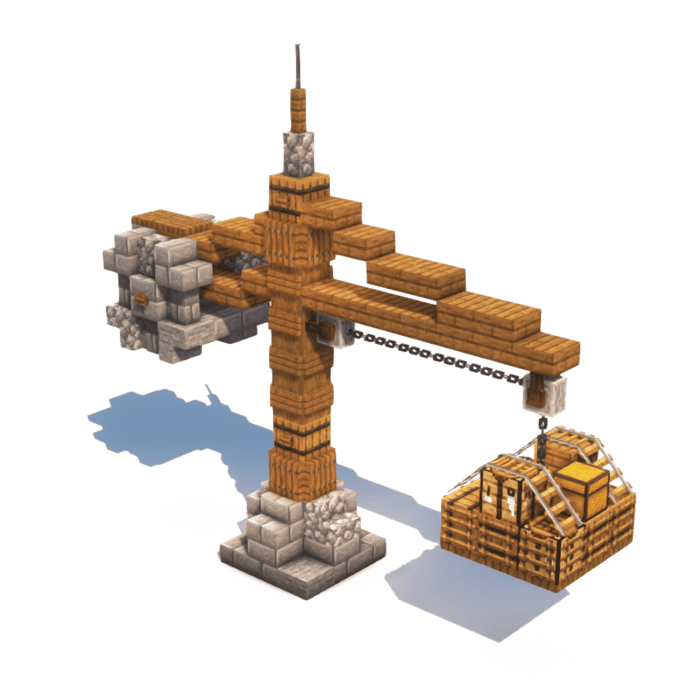 Minecraft Medieval Crane