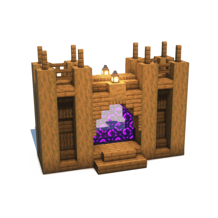Rustic Style Nether Portal