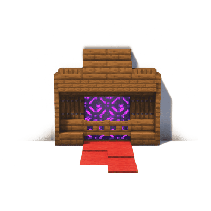 Small Rustic Nether Portal